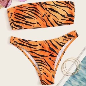 SM Tiger Stripe Bikini Swimsuit